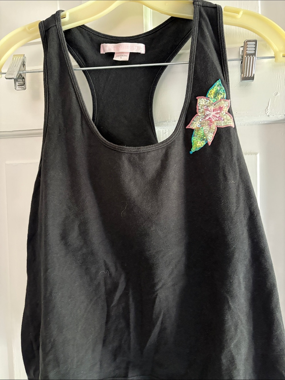 Victoria’s Secret Shelf Bra Tank Top Bedazzled L